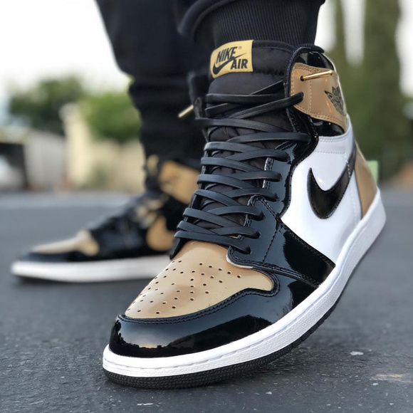 Jordan Accessories Premium Leather Laces For Jordan S Black Gold Poshmark